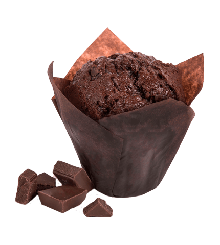 1Маффин Шоколадный с шоколадной крошкой